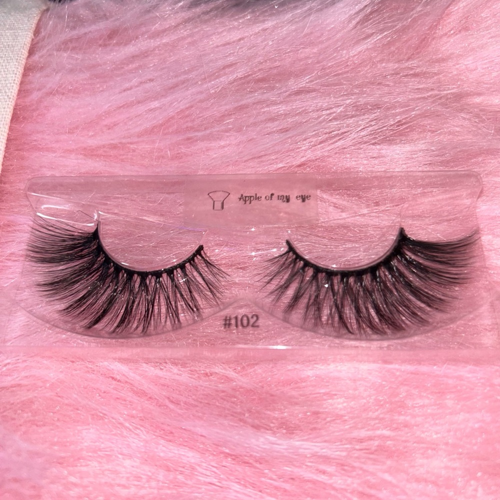 25mm Fluffy Mink Lashes – Wispy Dramatic False Eyelashes Reusable
